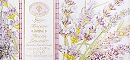Seife Toskanischer Lavendel 3x125g - Saponificio Artigianale Fiorentino Lavender Toscana — Bild N1
