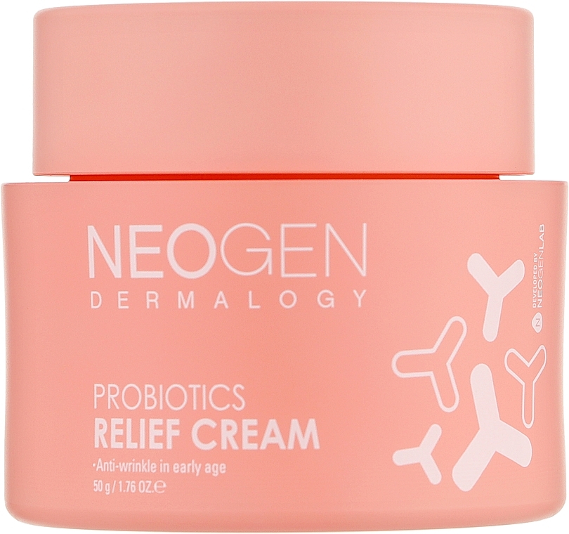 Feuchtigkeitsspendende, straffende und beruhigende Anti-Falten Gesichtscreme mit Probiotika - Neogen Dermalogy Probiotics Relief Cream — Bild N1