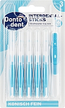 Düfte, Parfümerie und Kosmetik Interdentalbürsten aus Bambus 0.6 mm blau - Dontodent Interdental-Sticks ISO 3
