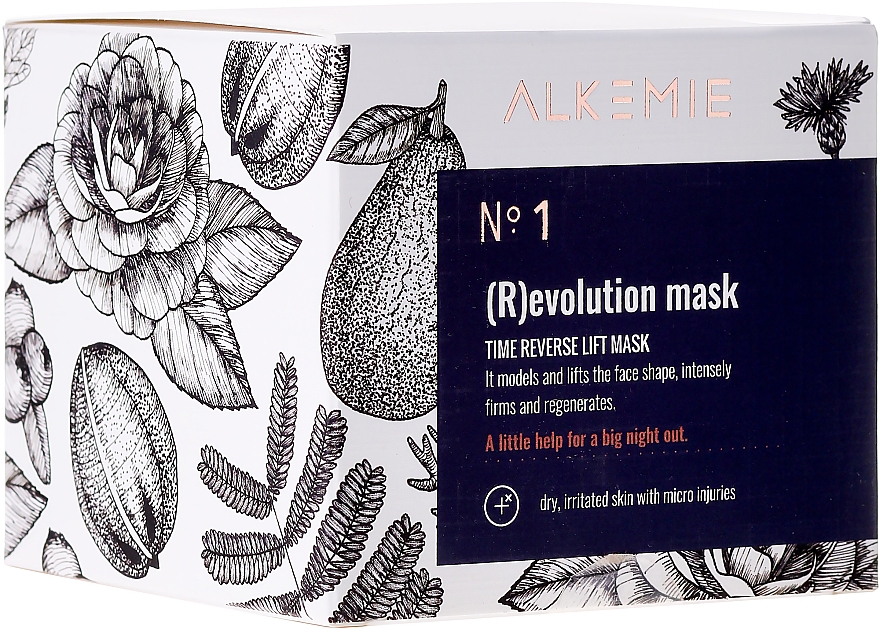 Straffende und regenerierende Gesichtsmaske für die Nacht - Alkmie Revolution Mask — Bild N2