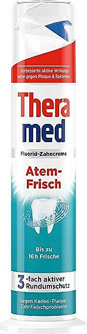 Zahnpasta im Spender Atem-Frisch - Theramed Intensive Fresh — Bild N1