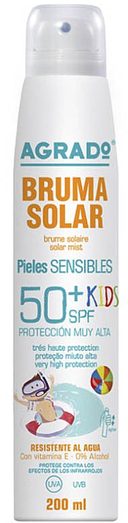 Bräunungsspray für den Körper SPF50+ - Agrado Mist Solar Kids SPF50+ — Bild N1
