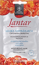 Düfte, Parfümerie und Kosmetik Feuchtigkeitsspendende Haarmaske mit Bernsteinextrakt - Farmona Jantar