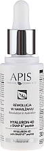 Feuchtigkeitsspendendes Gesichtsserum - APIS Professional Hyaluron 4D + Snap-8 Peptide — Bild N2