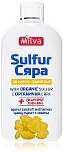 Shampoo gegen Schuppen und Haarausfall mit Schwefel - Milva Quinine & Sulfur Anti-Dandruff Hair Loss Shampoo — Bild N1