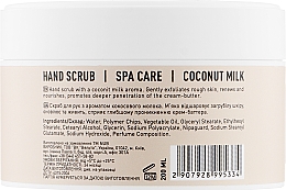 Handpeeling - NUB Spa Care Hand Scrub Coconut Milk — Bild N2