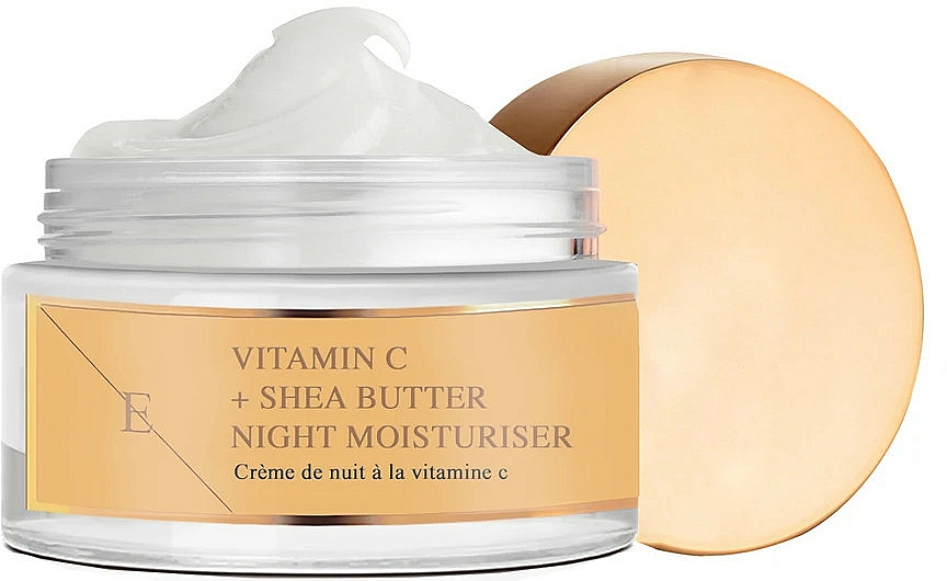 Feuchtigkeitsspendende Nachtcreme mit Sheabutter und Vitamin C - Eclat Skin London Vitamin C + Shea Butter Night Moisturiser — Bild N1