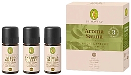 Düfte, Parfümerie und Kosmetik Aromaöl-Set 3 St. - Primavera Organic Freshness & Energy Aorma Suana