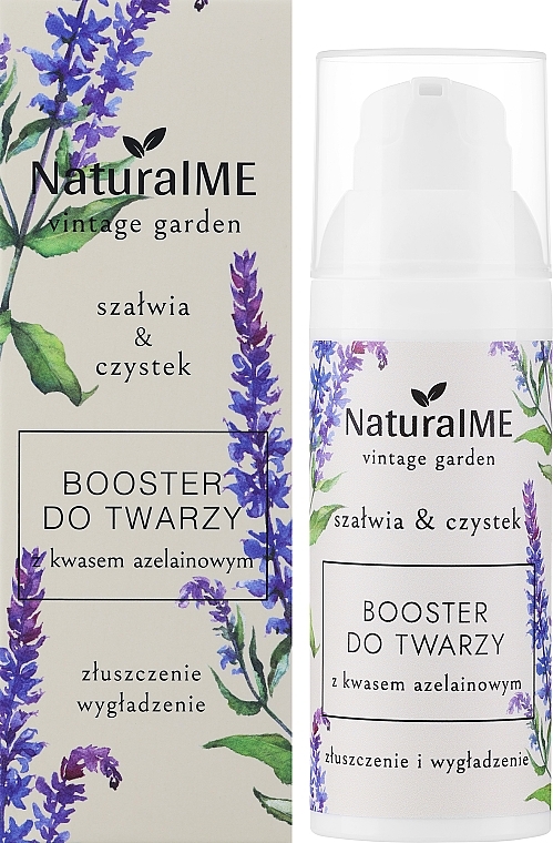 Gesichtsbooster mit Azeloglycin - NaturalME Vintage Garden Sage & Cistus Exfoliation & Smoothing Booster With Azeloglycine	 — Bild N2