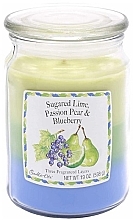 Düfte, Parfümerie und Kosmetik Duftkerze im Glas - Candle-Lite Company Lime & Pear & Blueberry Candle