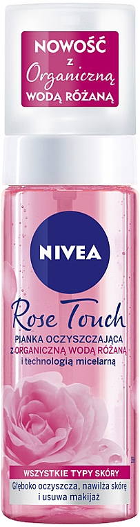 Reinigungsschaum mit Bio-Rosenwasser für das Gesicht - Nivea Rose Touch — Bild N1