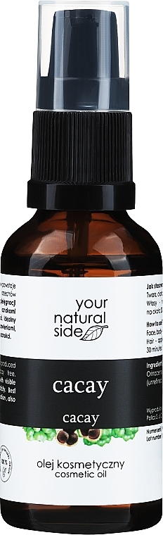 100% natürliches Cacayöl - Your Natural Side Olej — Bild N2