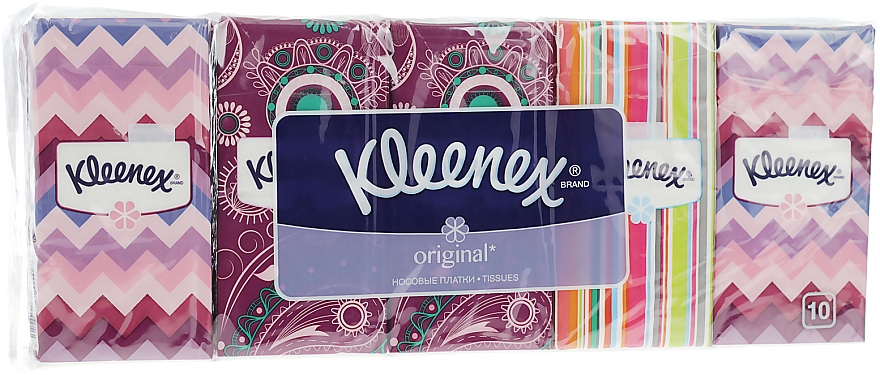 Taschentücher aus Papier Original 10x 10 St. - Kleenex — Foto N2