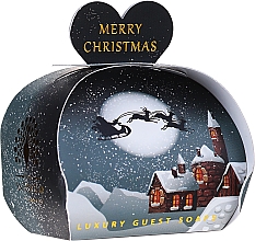 Düfte, Parfümerie und Kosmetik Seife Frohe Weihnachten 3 St. - The English Soap Company Winter Village Guest Soaps