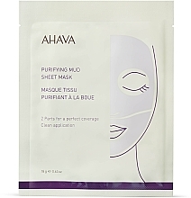 Düfte, Parfümerie und Kosmetik Reinigende Tuchmaske für das Gesicht mit Schlamm - Ahava Purifying Mud Sheet Mask