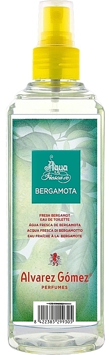 Alvarez Gomez Agua Fresca De Bergamota - Eau de Toilette — Bild N1