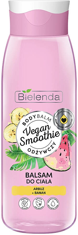 Pflegende Körperlotion mit Wassermelone und Banane - Bielenda Vegan Smoothie Body Lotion — Bild N1