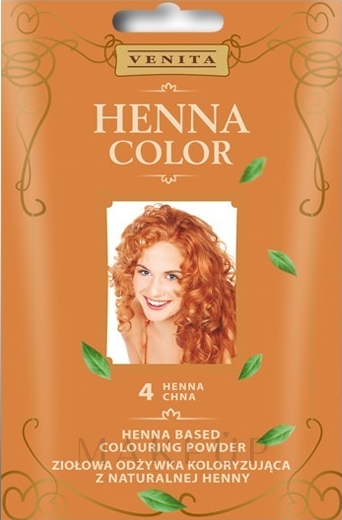 Kräuterfarbhaarspülung aus natürlicher Henna - Venita Henna Color — Foto 4 - Henna