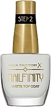 Mattierender Decklack - Max Factor Nailfinity Matte Top Coat — Bild N2