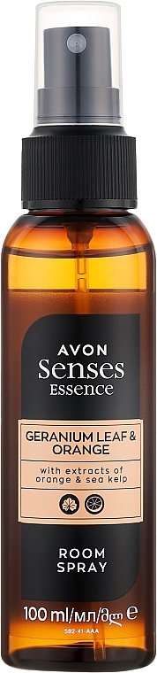 Raumspray Geranie und Orange - Avon Senses Essence Geranium Leaf & Orange Room Spray — Bild N1