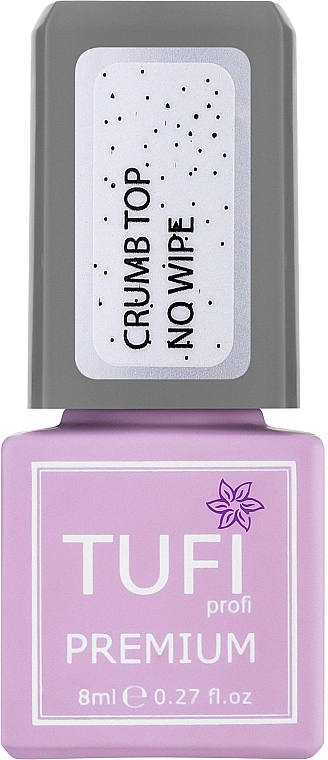 Nagelüberlack keine klebrige Schicht - Tufi Profi Premium Crumb Top No Wipe — Bild N1