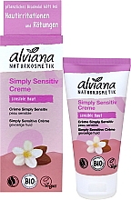 Düfte, Parfümerie und Kosmetik Creme für empfindliche Haut - Alviana Naturkosmetik Simply Sensitiv