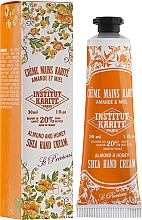 Düfte, Parfümerie und Kosmetik Handcreme mit Mandel, Honig und Sheabutter - Institut Karite Almond And Honey Hand Cream