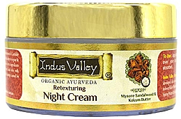 Düfte, Parfümerie und Kosmetik Nachtcreme für das Gesicht - Indus Valley Organic Retexturing Night Cream