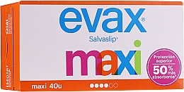 Düfte, Parfümerie und Kosmetik Slipeinlagen Maxi 40 St. - Evax Salvaslip