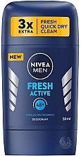 Deostick Antitranspirant - Nivea Men Fresh Active Longlasting Freshness Deodorant — Bild N1