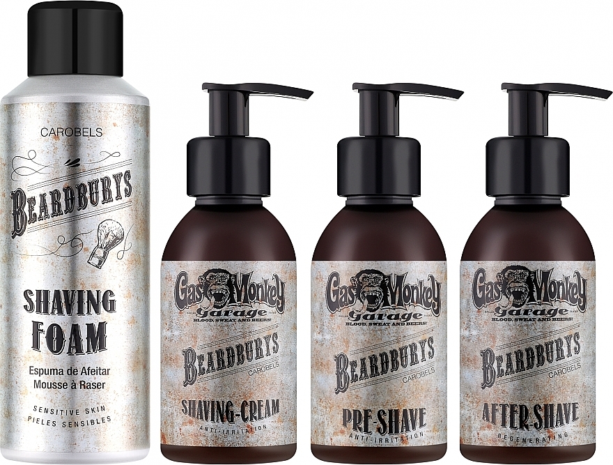 Set 4 St. - Beardburys Genuine Men Style Shaving Lot — Bild N3