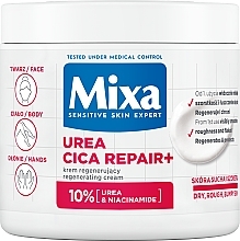 Revitalisierende Körpercreme - Mixa Urea Cica Repair+ Regenerating Cream — Bild N1