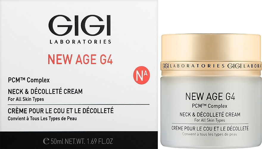 Straffende Creme für Hals und Dekolleté - Gigi New Age G4 Neck & Decollete Cream — Bild N2