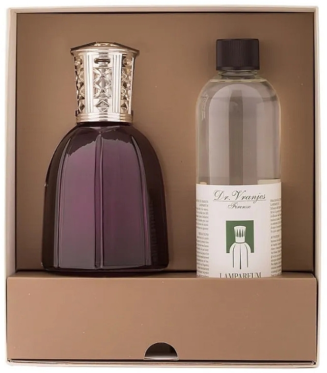 Set - Dr. Vranjes Lamparfum Viola (aroma/lamp/1pcs + refill/500ml) — Bild N1