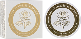 Düfte, Parfümerie und Kosmetik Anti-Aging-Hydrogel-Augenpatches mit Gold - King Rose Gold Gel Eye Mask