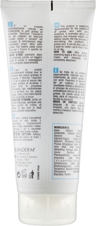 Therapeutische Säurecreme für Problemhaut - Kleraderm Purissima Acid Cream — Bild N2