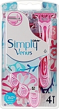 Düfte, Parfümerie und Kosmetik Einwegrasierer 4 St. - Gillette Simply Venus 3 Simply Smooth