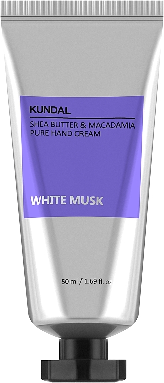 Handcreme mit Sheabutter, Macadamia und Moschusduft - Kundal Shea Butter & Macadamia Pure Hand Cream White Musk — Bild N2