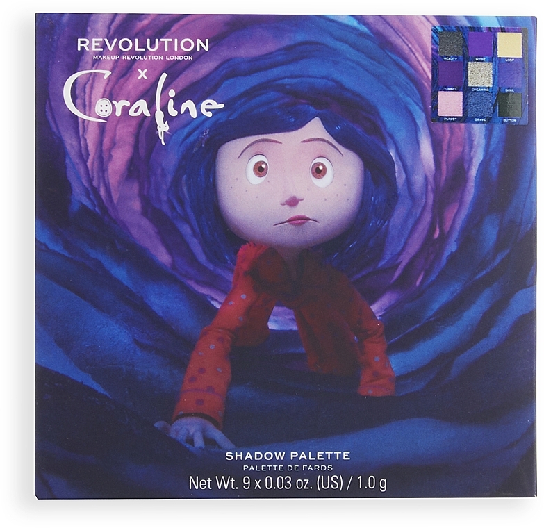 Lidschattenpalette - Makeup Revolution X Coraline The Secret Door Eyeshadow Palette  — Bild N8