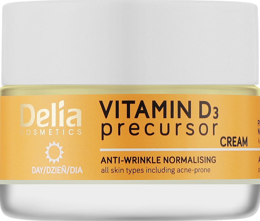 Anti-Falten Gesichtscreme mit Vitamin D3 - Delia Vitamin D3 Precursor Day Cream — Bild N1