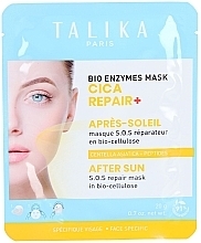 Düfte, Parfümerie und Kosmetik Revitalisierende Gesichtsmaske nach dem Sonnenbad - Talika Bio Enzymes Mask Cica Repair After Sun