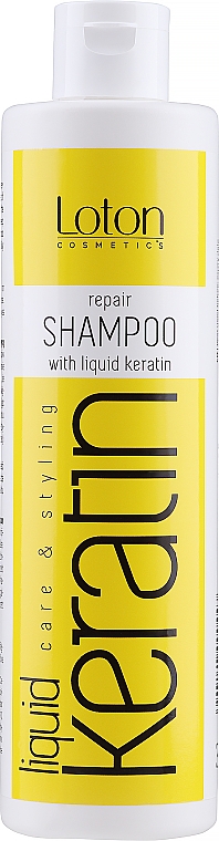 Wiederaufbauendes Shampoo mit flüssigem Keratin - Loton Shampoo With Liquid Keratin — Bild N1