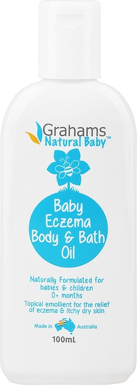 Baby-Badeöl - Grahams Natural Kids Eczema Body & Bath Oil — Bild N1