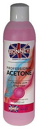 Nagellackentferner mit Kaugummiduft - Ronney Professional Acetone Chewing Gum — Bild N2