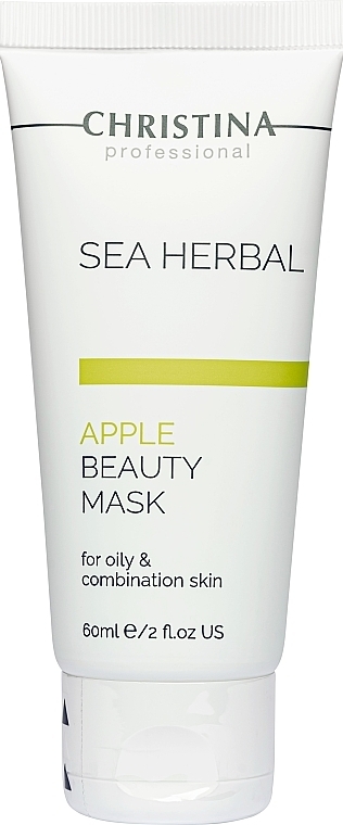 Apfelmaske für fettige und Mischhaut - Christina Sea Herbal Beauty Mask Green Apple — Bild N1
