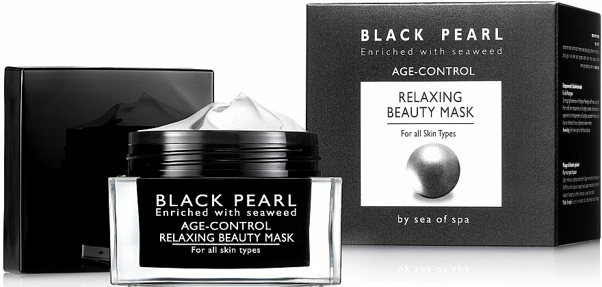 Anti-Aging Gesichtsmaske mit Seetang - Sea Of Spa Black Pearl Age Control Relaxing Beauty Mask For All Skin Types
