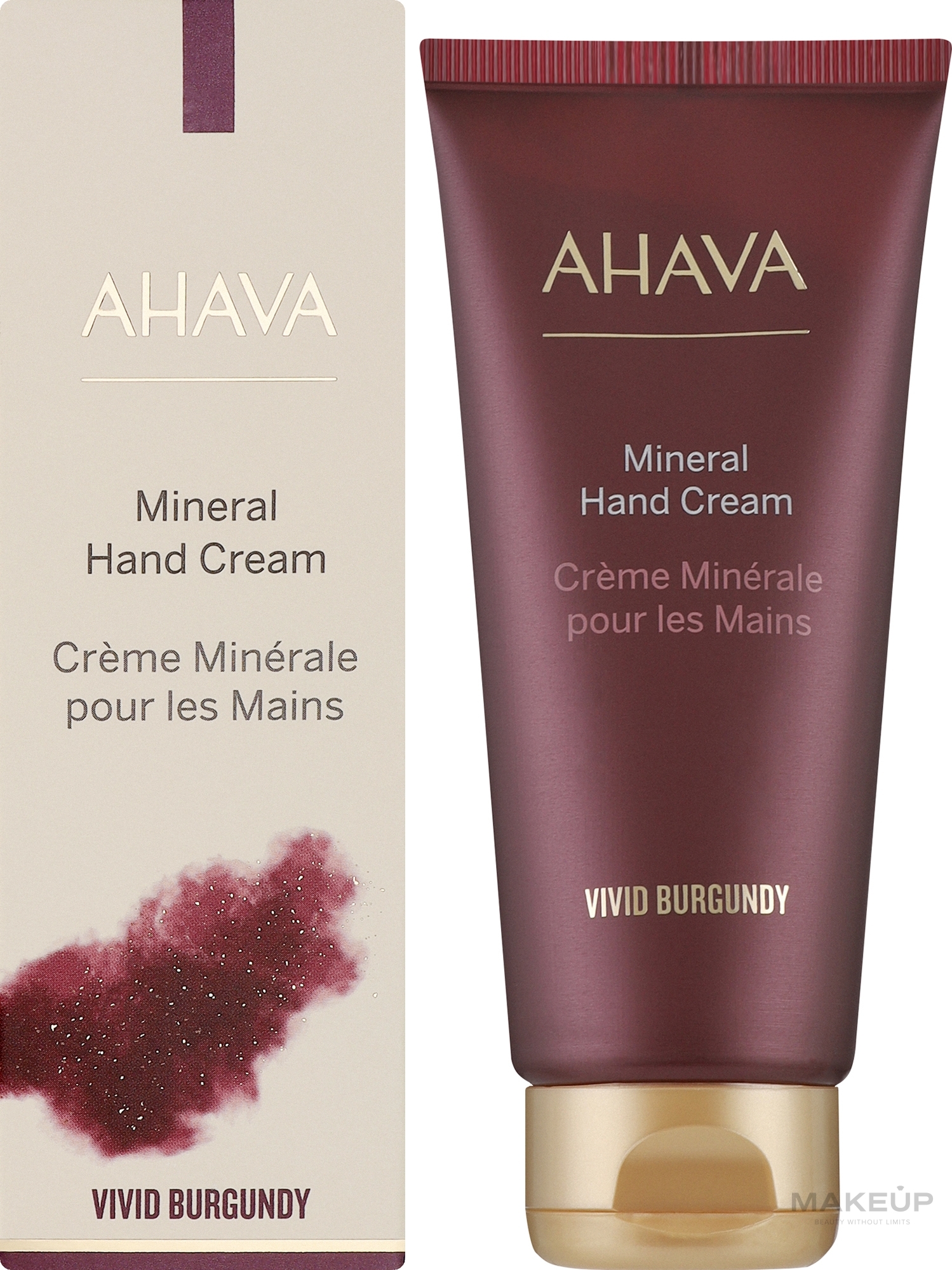 Handcreme - Ahava Vivid Burgundy Mineral Hand Cream — Bild 100 ml