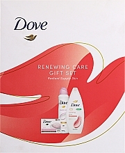 Körperpflegeset - Dove Renewing Care Set (Duschgel 250ml + Deospray 150ml + Seife 90g) — Bild N1