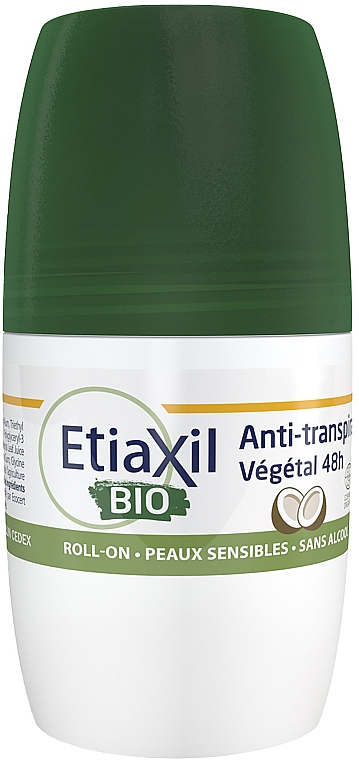 Deo Roll-on Antitranspirant Bio - Etiaxil Anti-Perspirant Vegetal Protection 48H Roll-on — Bild N1