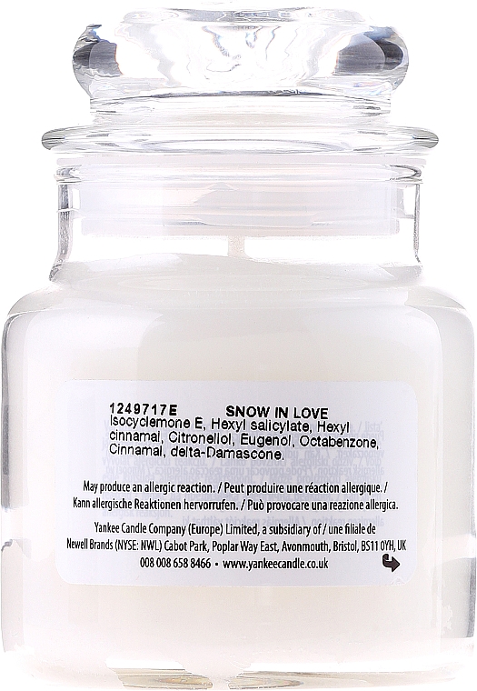 Duftkerze im Glas Snow In Love - Yankee Candle Snow In Love Jar — Bild N2